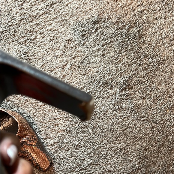 Giorgio Armani Brown Snakeskin Women Shoes - Picture 9 of 14